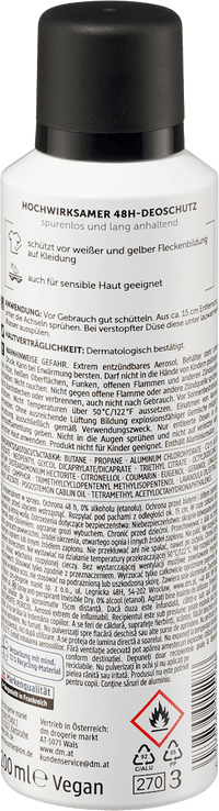 Balea MEN Antitranspirant Deospray Invisible Dry, 200 ml