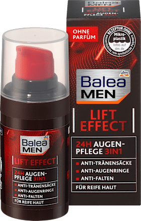 Augencreme Lift Effect 24h 3in1, 15 ml Balea MEN