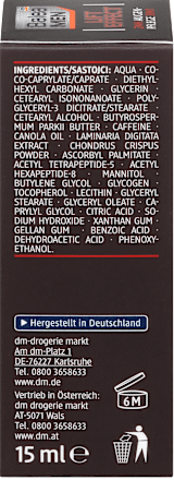 Augencreme Lift Effect 24h 3in1, 15 ml Balea MEN