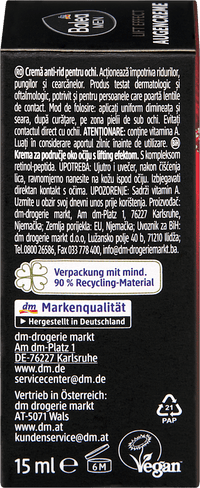 Balea MEN Augencreme Lift Effect, 15 ml
