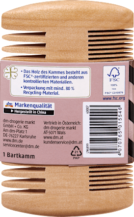 Bartkamm, 1 St