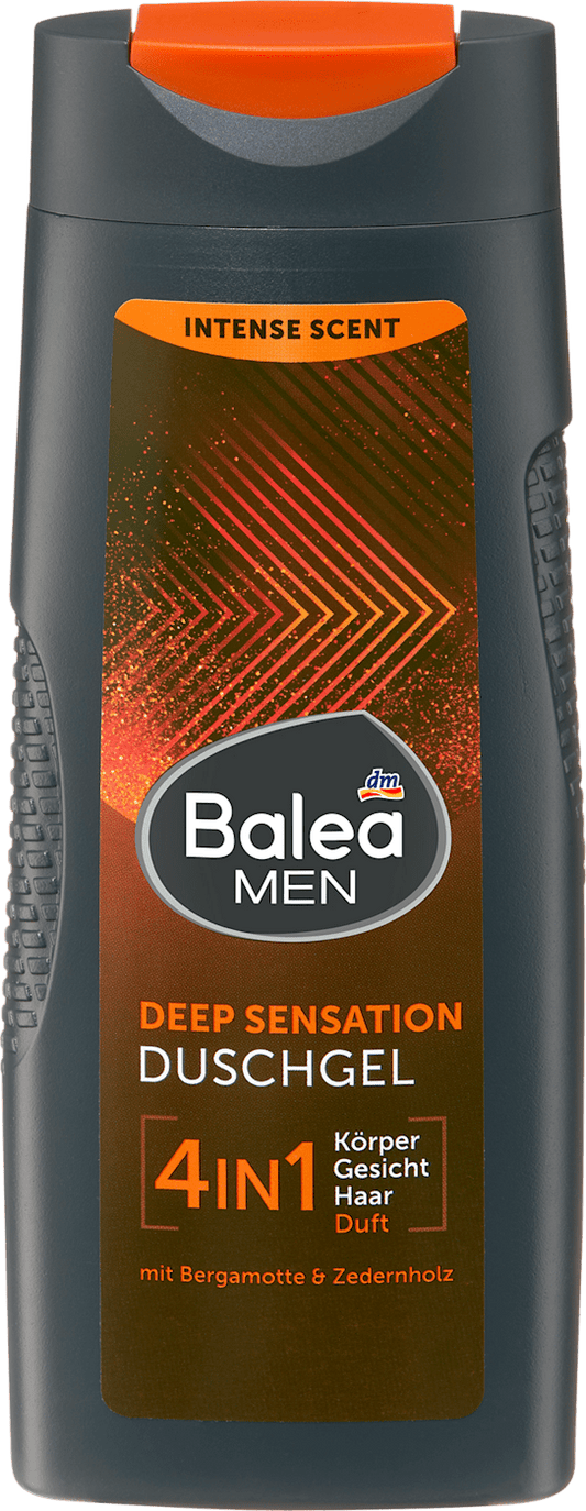 Balea MEN Gel douche Deep Sensation 4 en 1, 300 ml