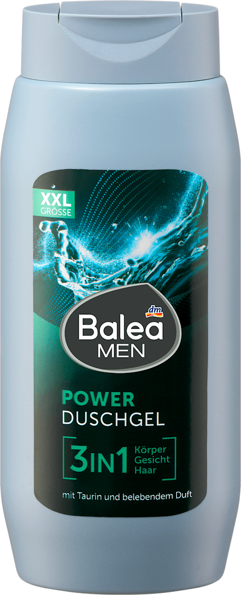 Balea MEN Gel douche Power 3 en 1, 500 ml