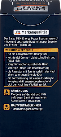 Energy Power Booster, 50 ml Balea MEN