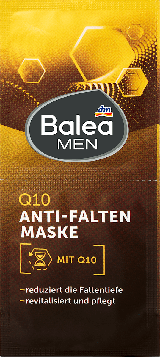 Balea MEN Gesichtsmaske Q10 Anti-Falten (2x8 ml), 16 ml
