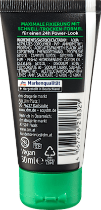 Haargel Maximum Power, Reisegröße, 30 ml