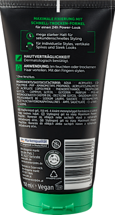 Haargel Maximum Power, 150 ml Balea MEN