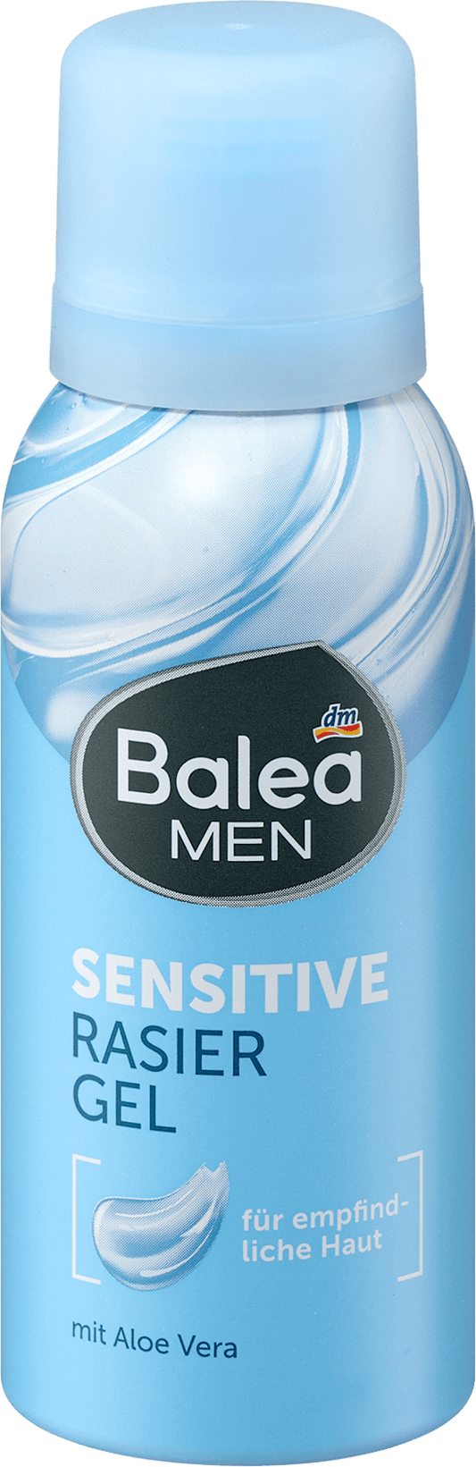 Balea MEN Gel à raser Sensitive, Format voyage, 75 ml