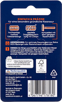 Klassieke scheermesjes, 10 stuks