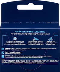 Balea MEN Rasierklingen, precision5 Body, 8 St