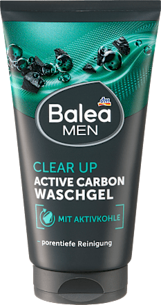 Waschgel Clear up Active Carbon, 150 ml