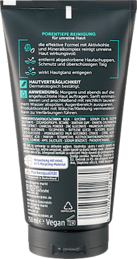 Waschgel Clear up Active Carbon, 150 ml