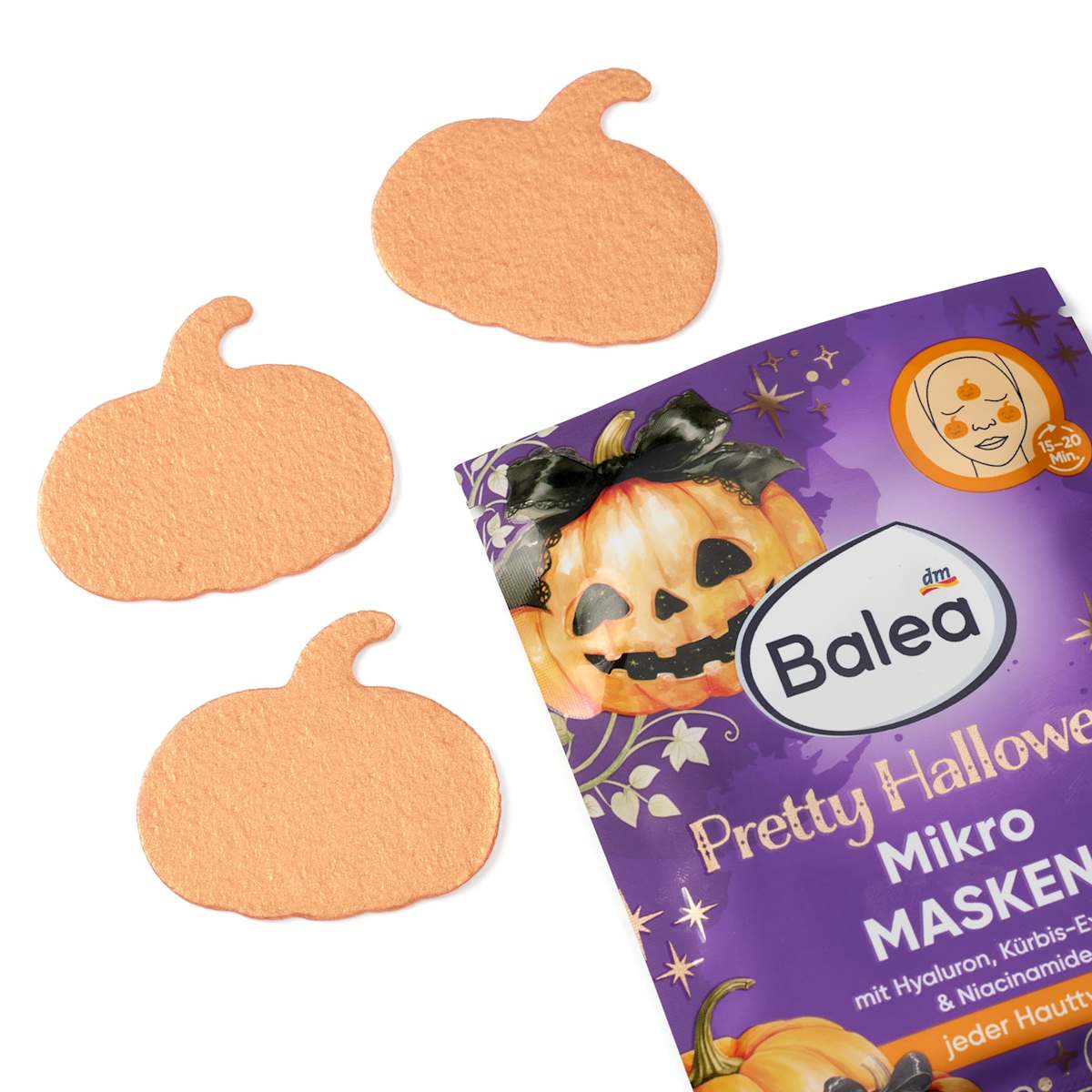 Balea Mikromaske Pretty Halloween, 3 St