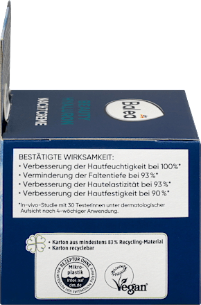 Nachtcrème Anti-rimpel Beauty Hyaluron, 50 ml