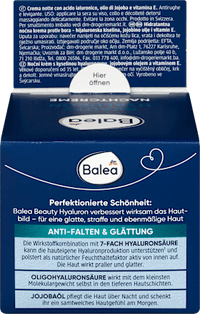 Nachtcreme Anti Falten Beauty Hyaluron, 50 ml