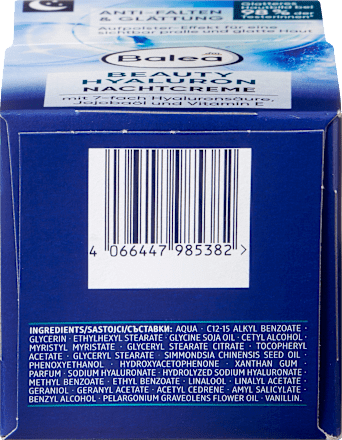Nachtcreme Beauty Hyaluron, 50 ml