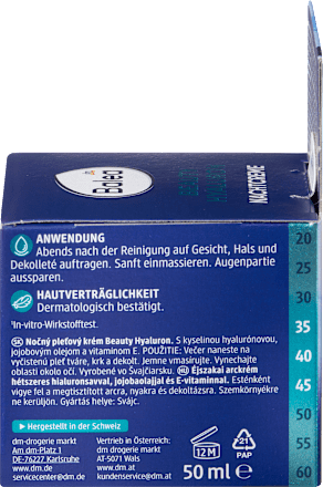 Nachtcreme Beauty Hyaluron, 50 ml