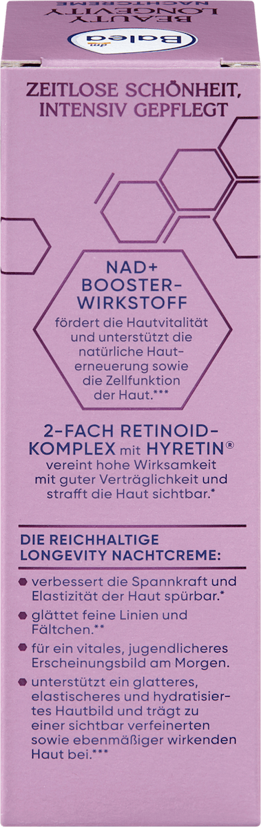 Balea Nachtcreme Beauty Longevity, 50 ml
