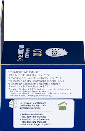 Nachtcreme Q10 Anti Falten, 50 ml