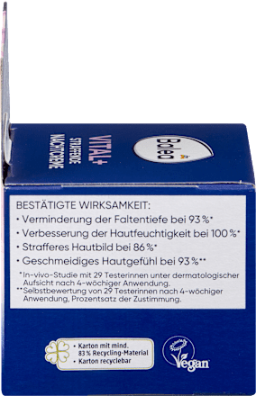 Nachtcreme Vital+, 50 ml