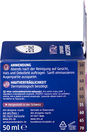 Nachtcreme Vital+, 50 ml