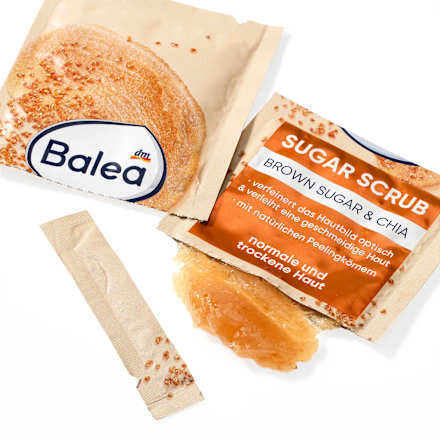 Exfoliërende bruine suikerscrub (2x8 ml), 16 ml