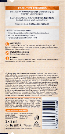 Exfoliërende bruine suikerscrub (2x8 ml), 16 ml
