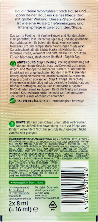 Balea Peeling & Maske  2-Step Matcha Vanilla (2x 8 ml), 16 ml