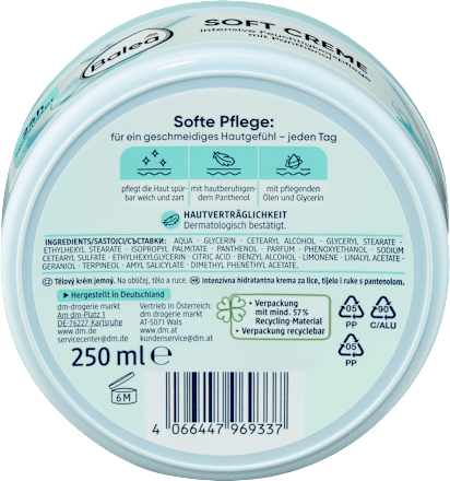 Pflegecreme Soft, 250 ml
