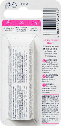 Pickel Abdeckstift Hautrein Farbe 10 Heller Hautton, 4,5 g