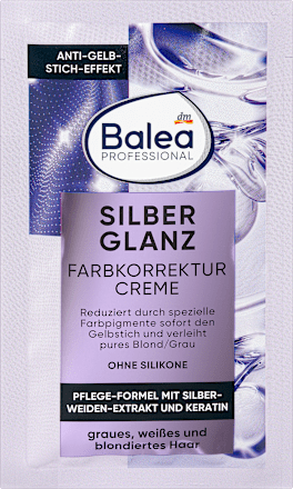 Balea PROFESSIONAL Kleurcorrectiecrème Zilverglans, 20 ml