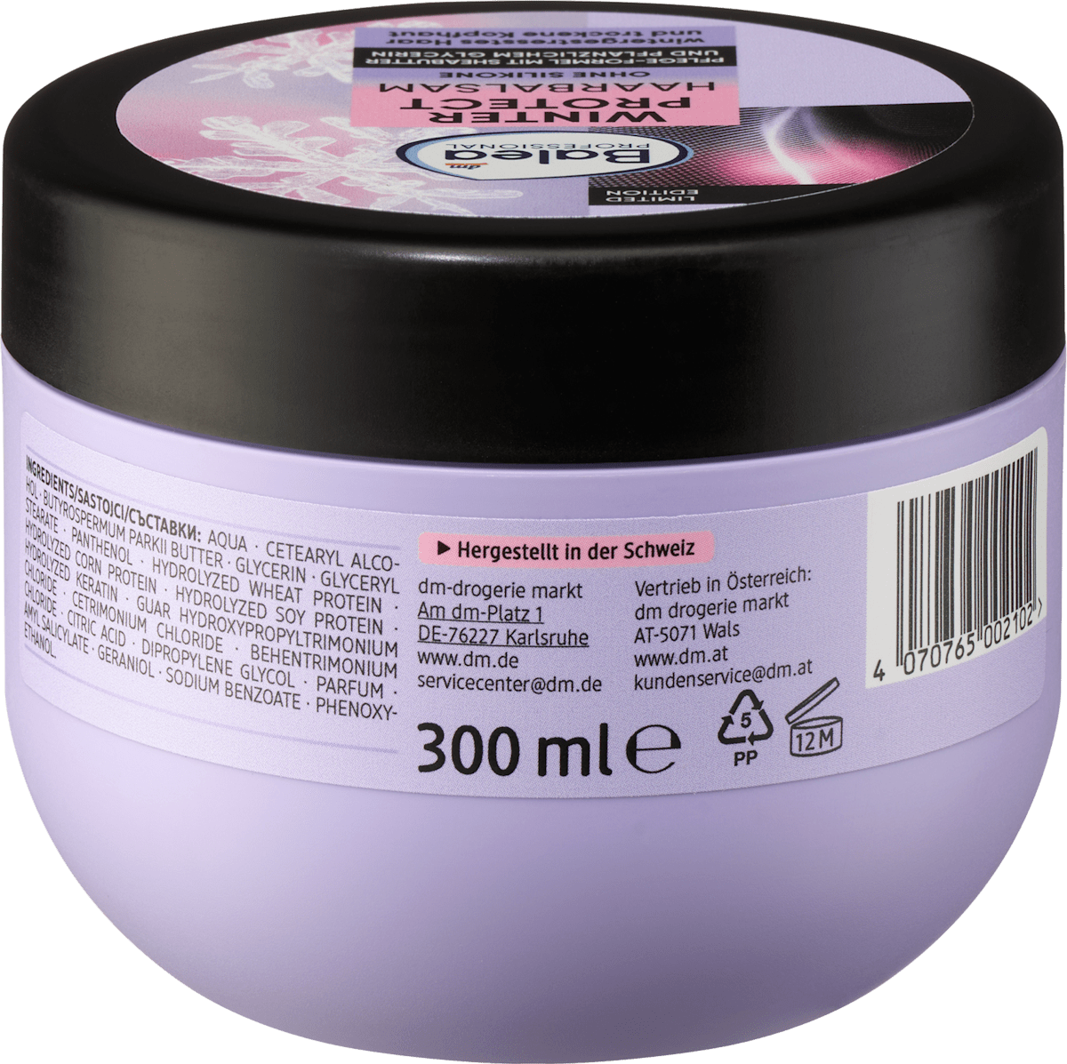 Balea PROFESSIONAL Haarbalsam Winter Protect, 300 ml