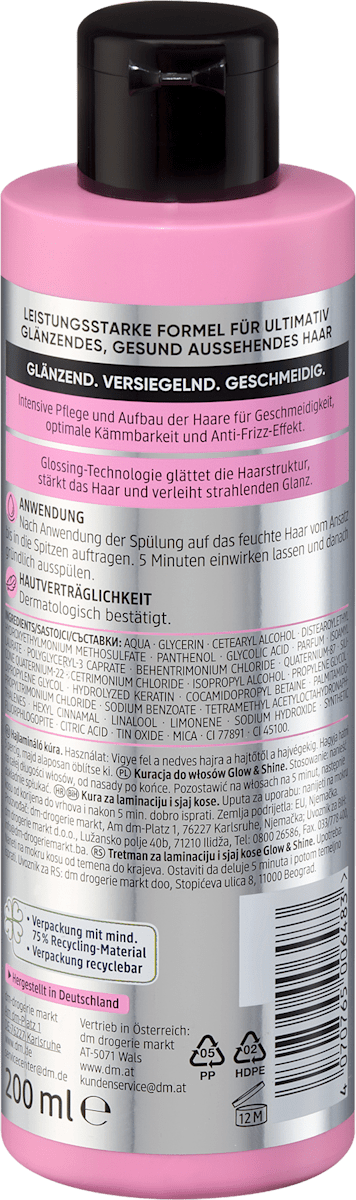 Balea PROFESSIONAL Haarkur Glow & Shine Laminier-Kur, 200 ml
