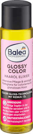 Haaröl Elixier Glossy Color, 20 ml Balea PROFESSIONAL