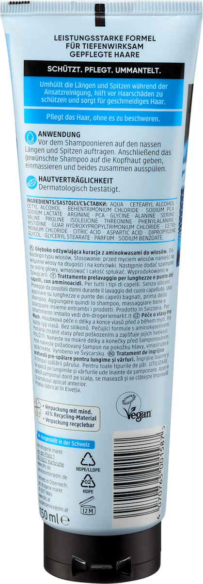 Balea PROFESSIONAL Tiefenreinigung Pre Wash Haarlängen- & Spitzenpflege, 150 ml