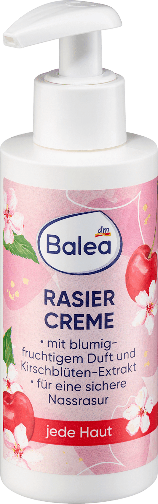 Crème à raser Balea à l'extrait de fleurs de cerisier, 150 ml