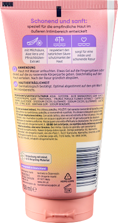 Rasiergel intim, 150 ml