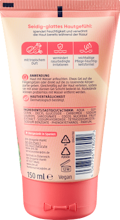 Rasiergel Tropic, 150 ml Balea
