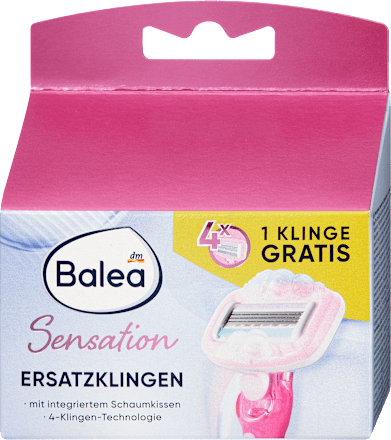 Rasierklingen Sensation (3+1), 4 St