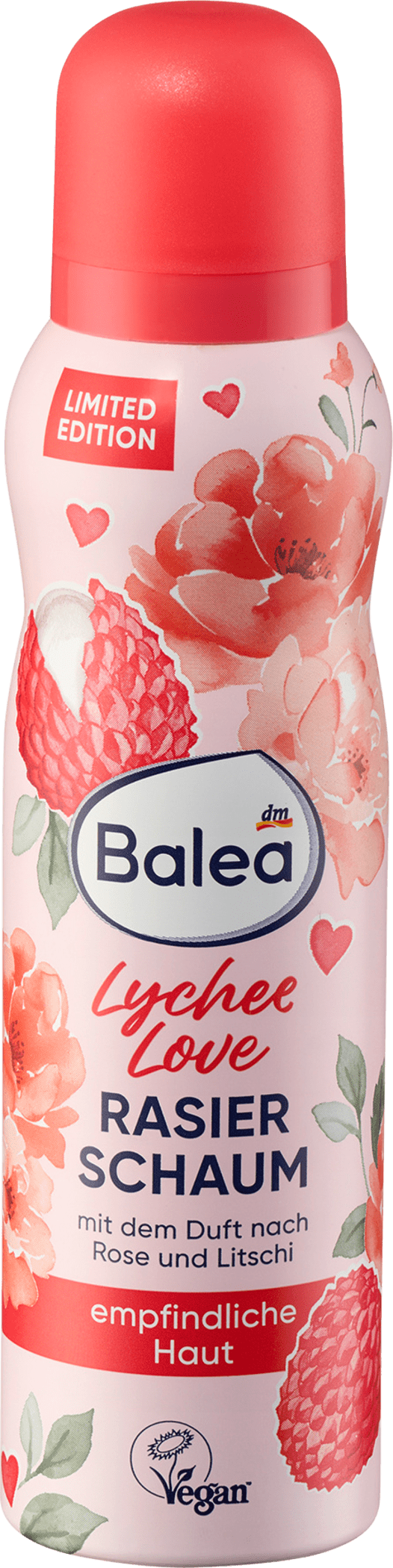 Balea Rasierschaum Lychee Love, 150 ml