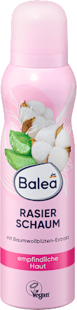 Balea Rasierschaum Pure Cotton, 150 ml