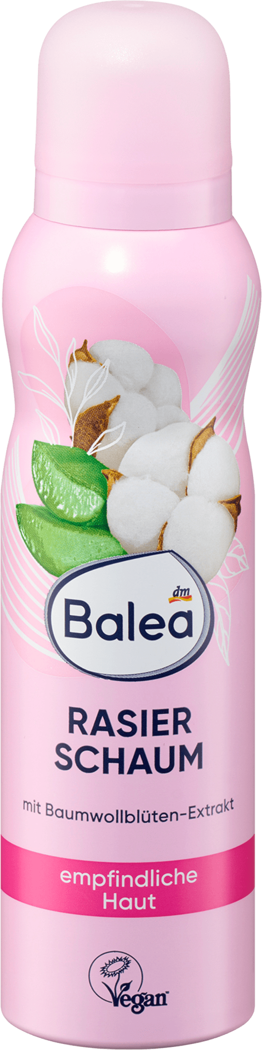 Mousse à raser Balea Pure Cotton, 150 ml