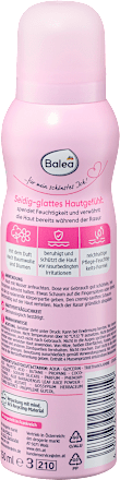 Balea Rasierschaum Pure Cotton, 150 ml