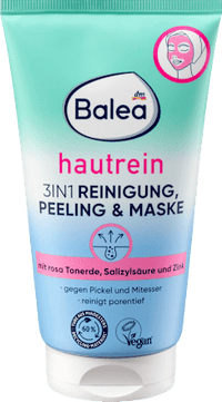 Reinigung, Peeling & Maske 3in1 hautrein, 150 ml Balea