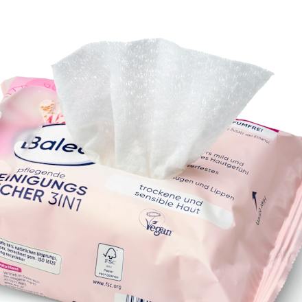 Balea Reinigungstücher pflegend 3in1, 25 St