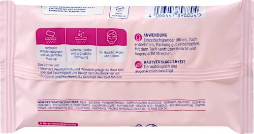 Reinigungstücher pflegend, Reisegröße, 10 St