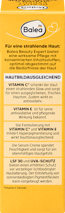 Serum Beauty Expert Vitamin C Serum-Creme LSF 30, 50 ml
