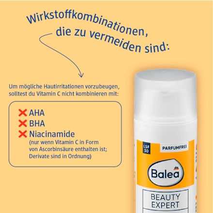 Serum Beauty Expert Vitamin C Serum-Creme LSF 30, 50 ml