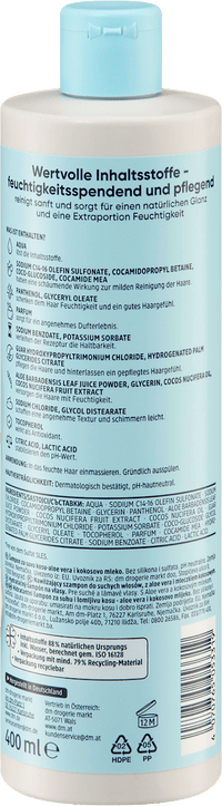 Balea Shampoo feuchtigkeitsspendend beauty essentials, 400 ml
