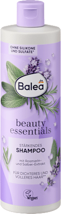 Shampoo mit Rosmarin- & Salbeiextrakt beauty essentials, 400 ml